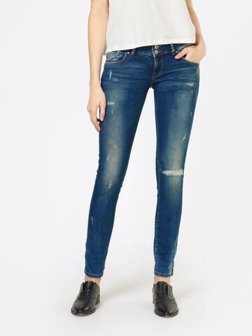 LTB Skinny Jeans 'Molly' in Blauw: voorkant