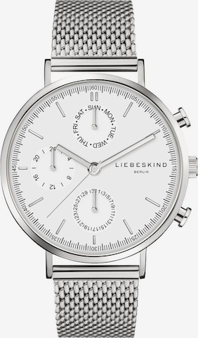 Liebeskind Berlin Analoog horloge in Zilver: voorkant