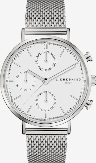 Liebeskind Berlin Analoog horloge in de kleur Zilver / Wit, Productweergave