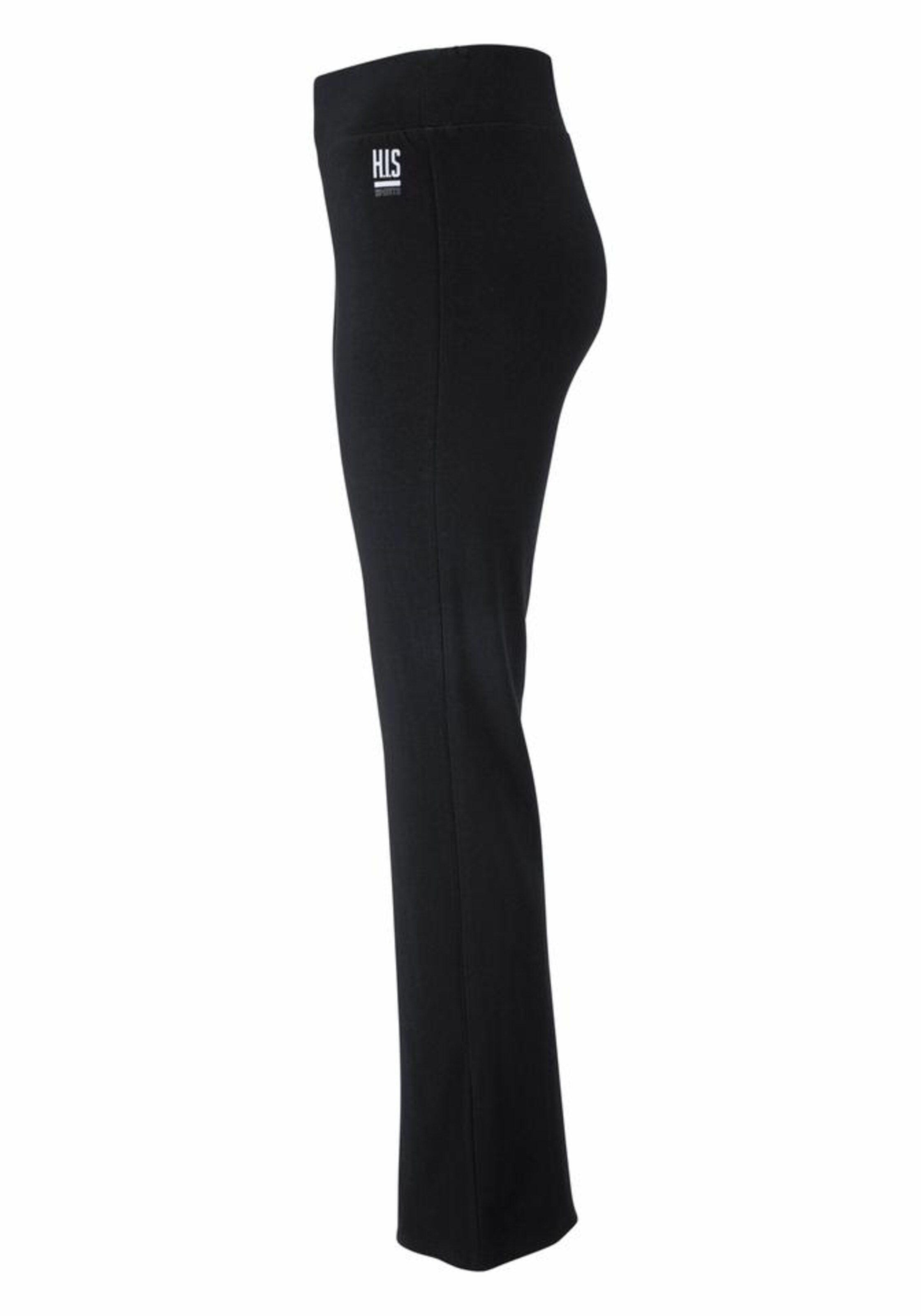 H.I.S Flared Jazzpants 2er Set in Schwarz