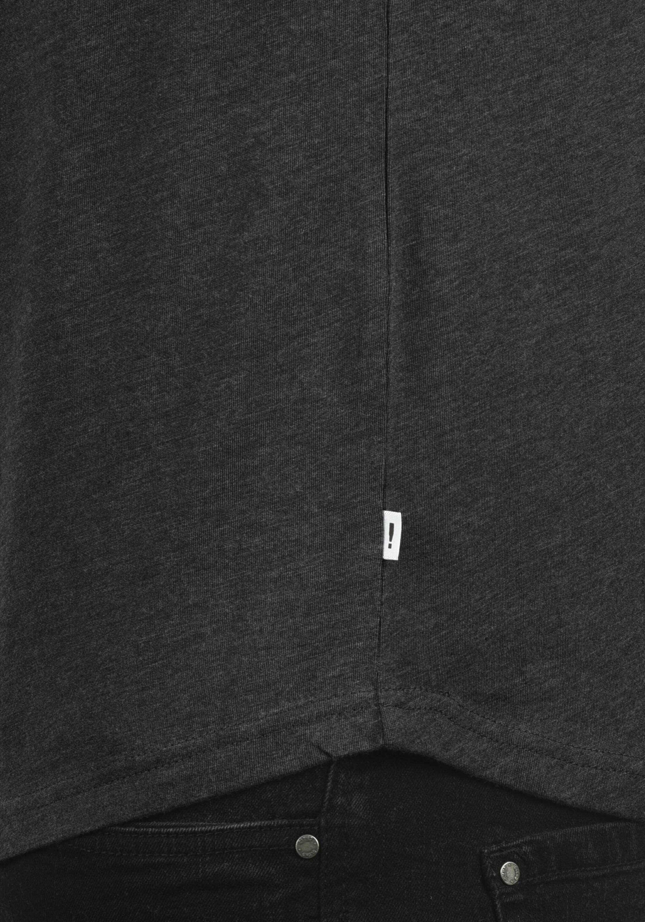 Männer Große Größen  Solid Rundhalsshirt 'Solido' in Grau, Dunkelgrau - CH30895