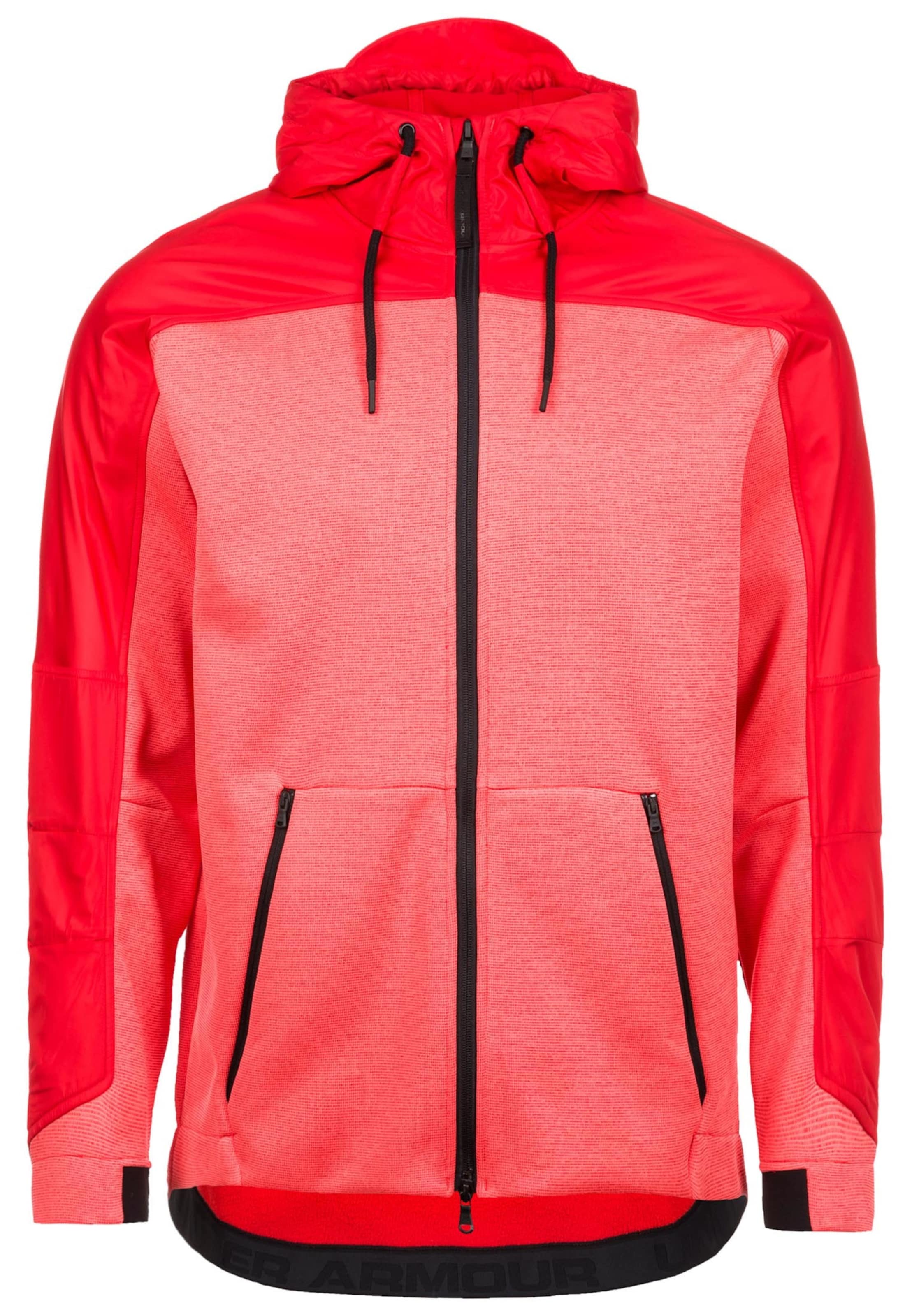 UNDER ARMOUR - Sportjas 'Unstoppable Swacket' in de kleur Rood