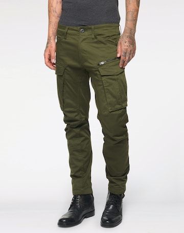 Coupe slim Pantalon cargo 'Rovic' G-Star RAW en vert : devant