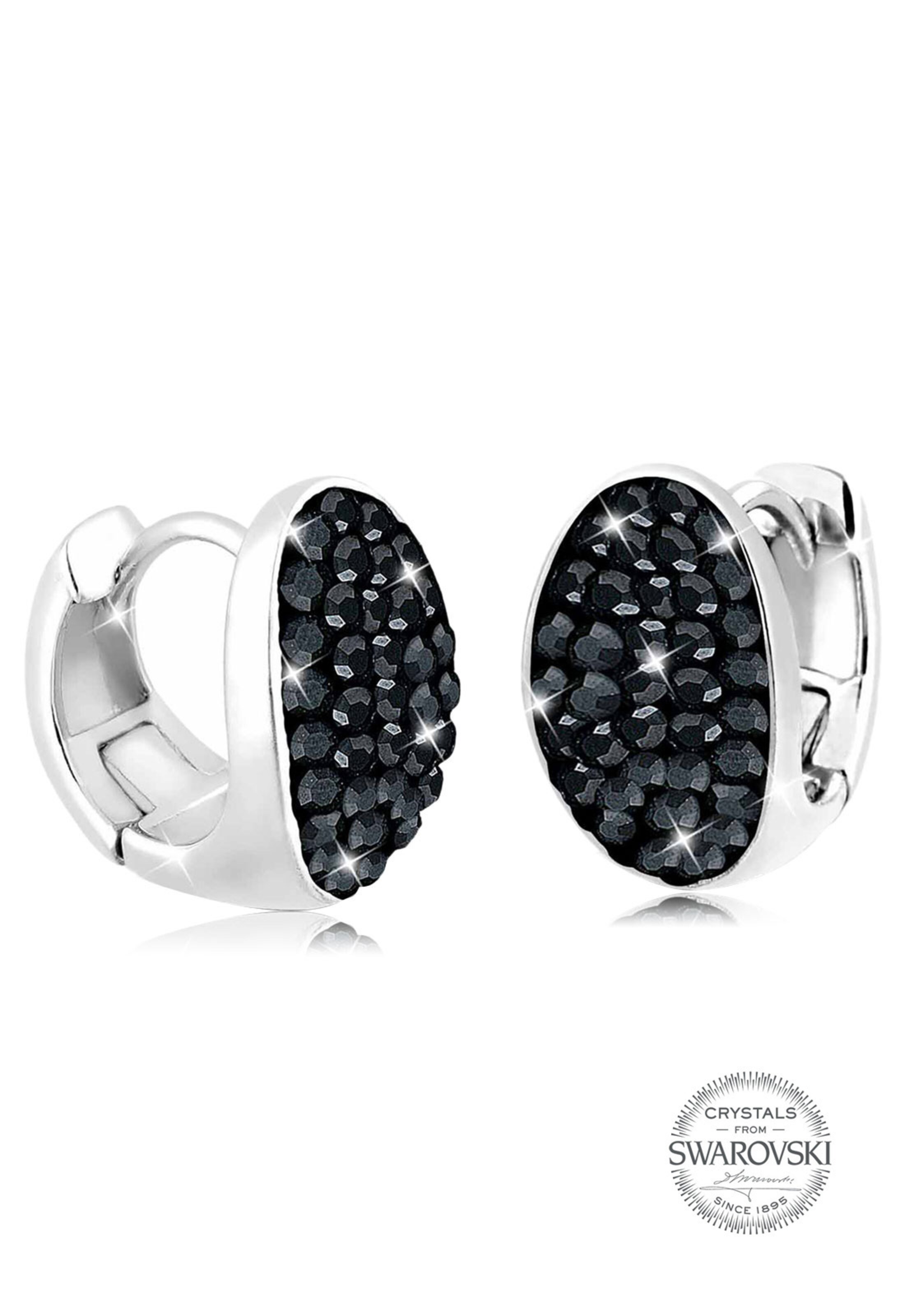 ELLI Creolen in Schwarz