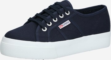 Sneaker bassa di SUPERGA in blu: frontale