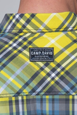 CAMP DAVID Regular Fit Hemd in Gelb