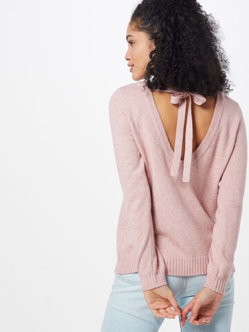 VILA Sweater 'Ril' in Pink