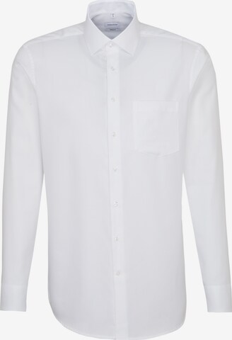 Coupe regular Chemise business SEIDENSTICKER en blanc : devant