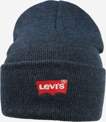 LEVI'S Beanie 'Red Batwing' in Blue: front