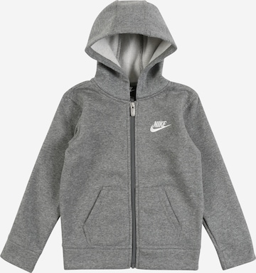 Nike Sportswear Sweatjacke 'Club' in Grau: predná strana