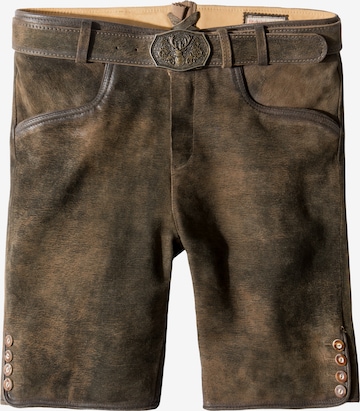 STOCKERPOINT tavaline Rahvuslikud püksid 'Fred', värv pruun: eest vaates