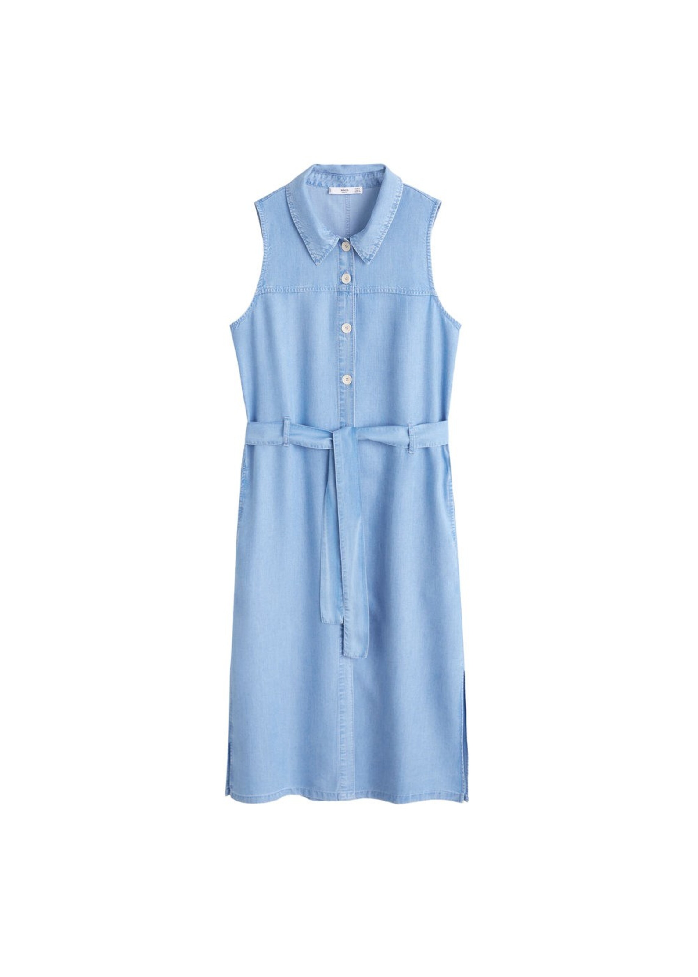 MANGO - Kleid 'Beach' in rauchblau