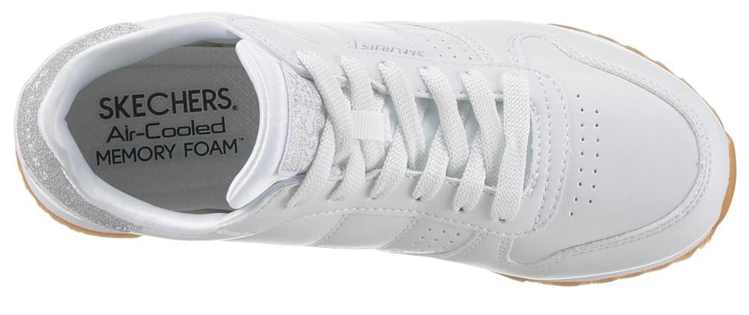 SKECHERS Platform trainers in White