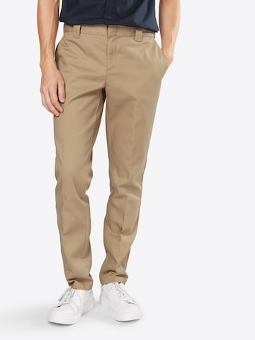 DICKIES Úzky strih Chino nohavice '872 Slim Fit' - Béžová: predná strana