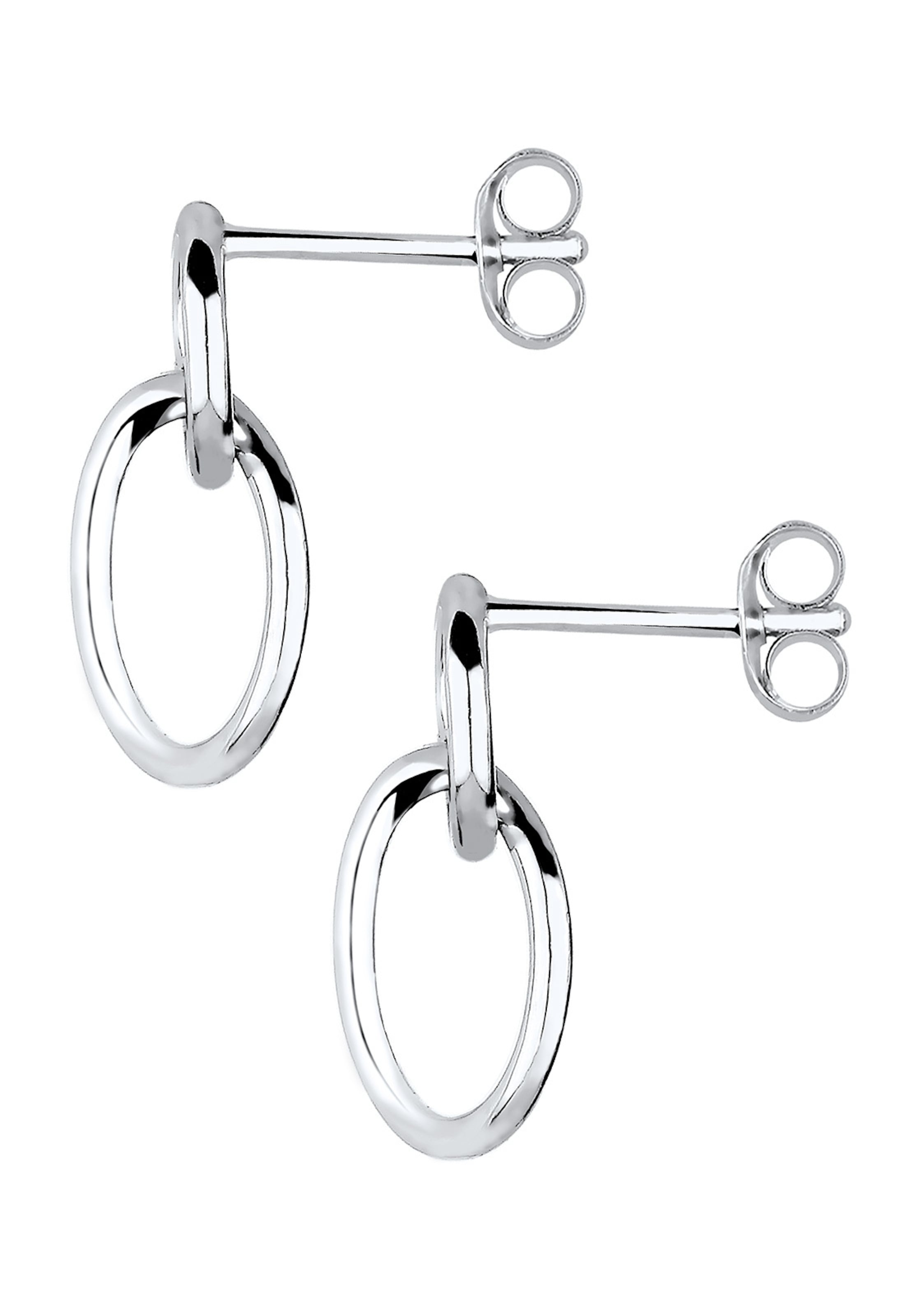 Boucles d'oreilles 'Kreis' ELLI en argent