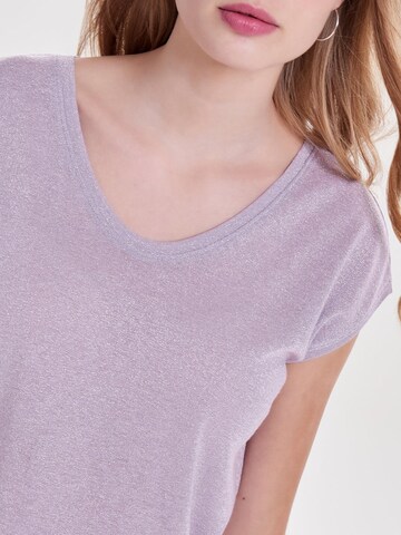 ONLY Shirt 'ONLSilvery' in Lila