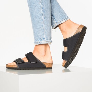 BIRKENSTOCK Pantolette 'Delft' in Schwarz