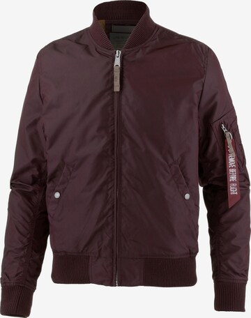 ALPHA INDUSTRIES Overgangsjakke 'MA-1 TT' i rød: forside