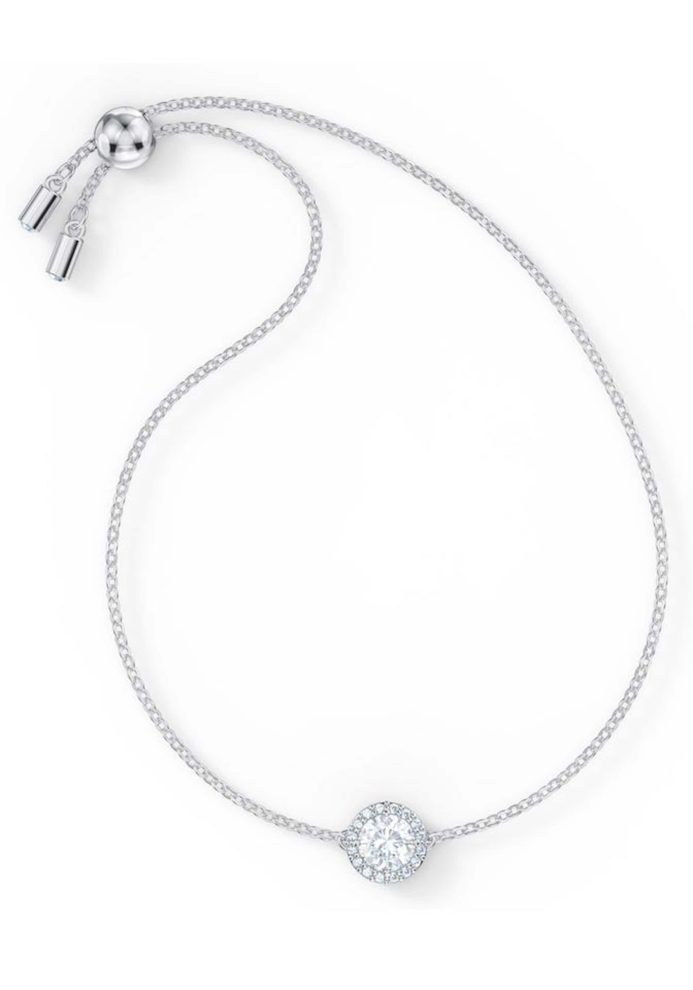 Swarovski Rannekoru 'Una' värissä hopea