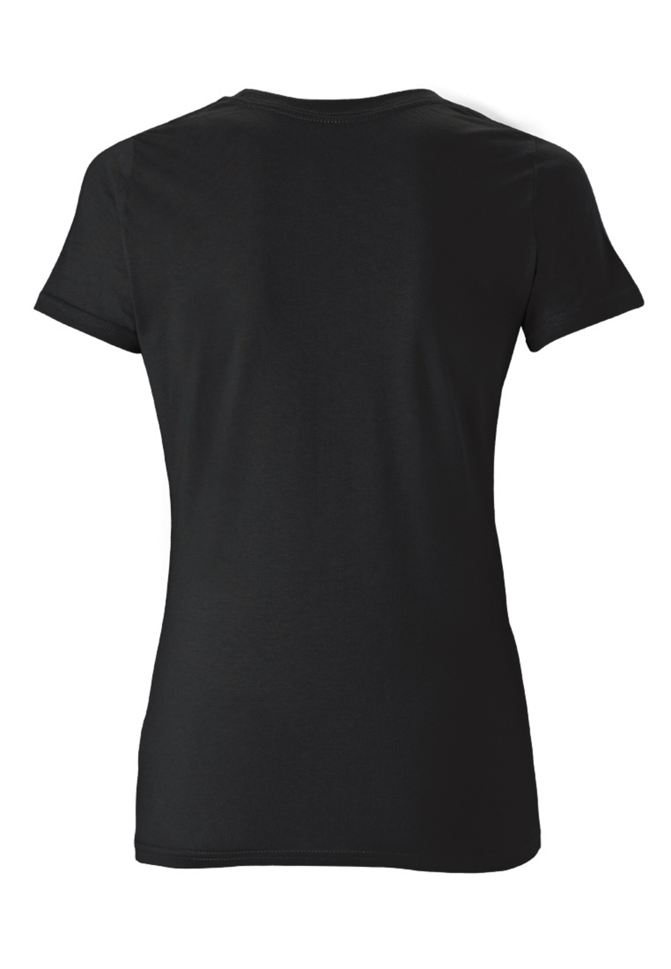 LOGOSHIRT Shirt 'Krieg der Sterne' in Zwart