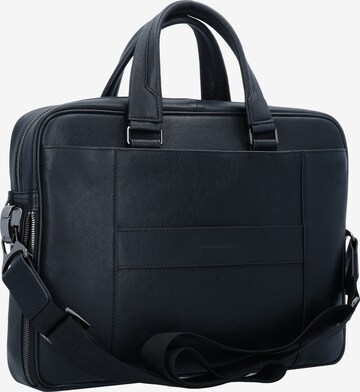 Piquadro Document Bag 'Black Square' in Black