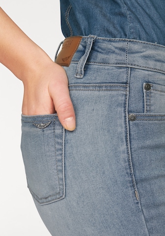 ARIZONA Bootcut High-waist-Jeans »Bootcut mit komfortabler Leibhöhe« in Blau