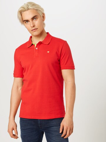 Coupe regular T-Shirt TOM TAILOR en rouge : devant