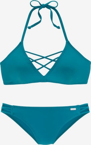 VENICE BEACH Bikini | modra barva: sprednja stran