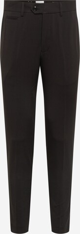 Slimfit Pantaloni con piega frontale 'Club pants' di Lindbergh in nero: frontale