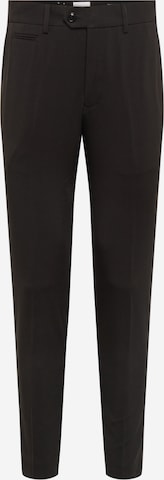 Lindbergh Pleat-front trousers 'Club pants' in Black: front