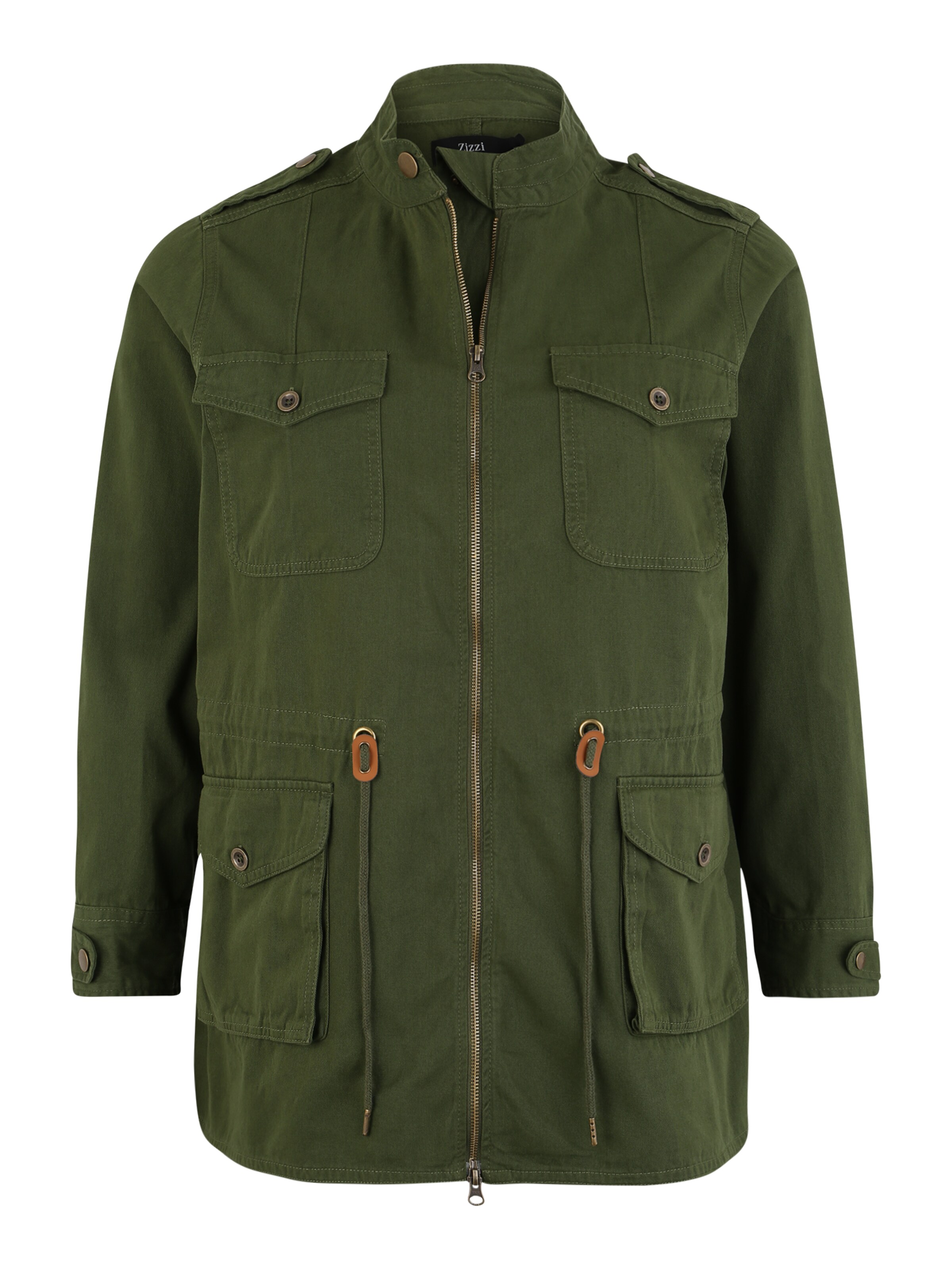 Zizzi - Tussenjas 'AGNOLIA' in de kleur Groen