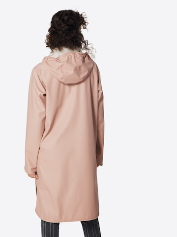 Manteau fonctionnel ILSE JACOBSEN en rose : derrière