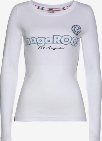 KangaROOS Shirt in White: front