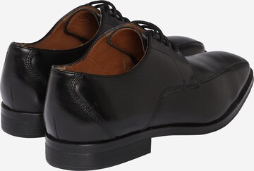 CLARKS Lace-Up Shoes 'Gilman Mode' in Black: back