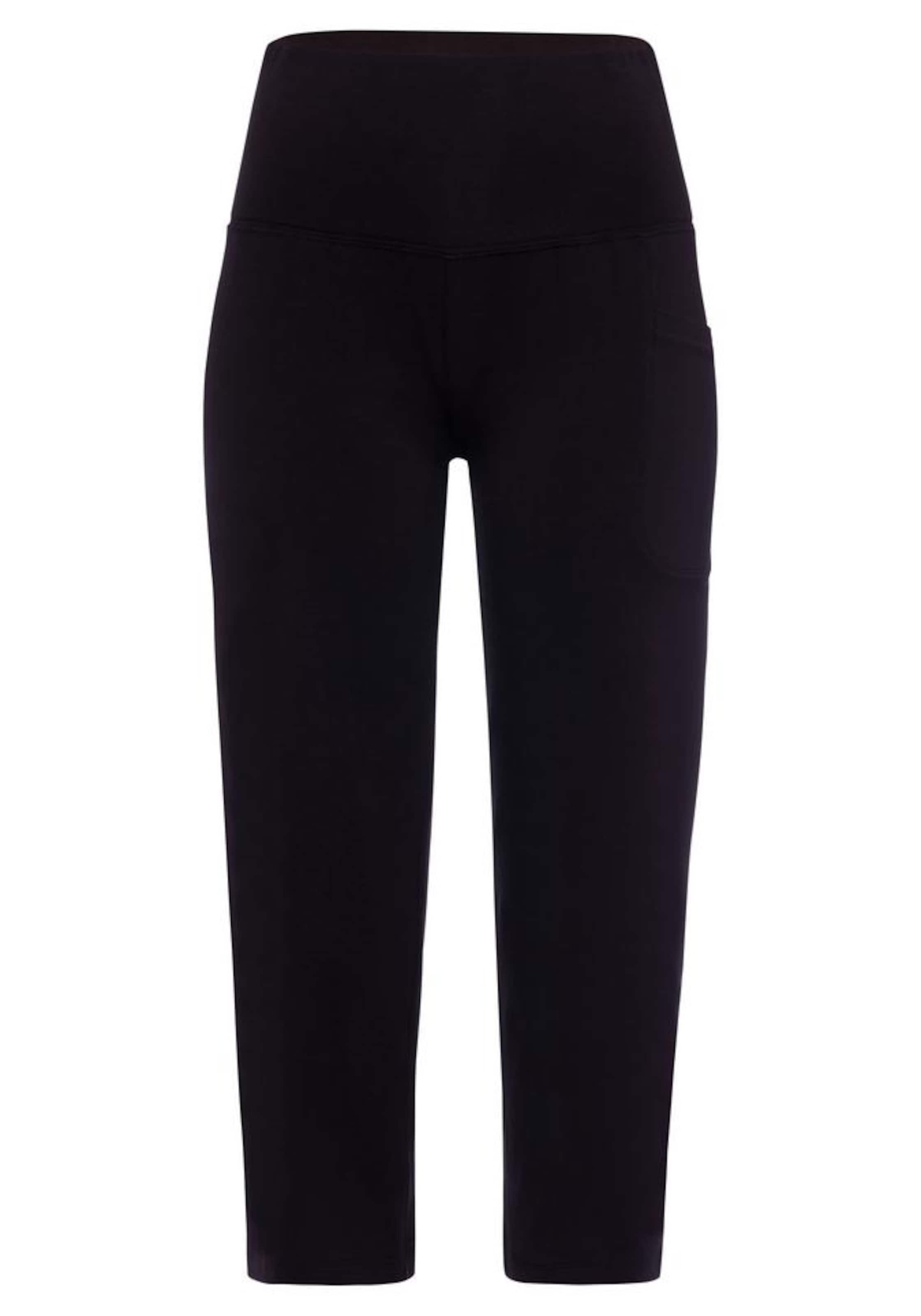 LASCANA ACTIVE Skinny Workout Pants in Black: front