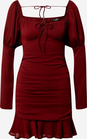 Robe Parallel Lines en rouge : devant