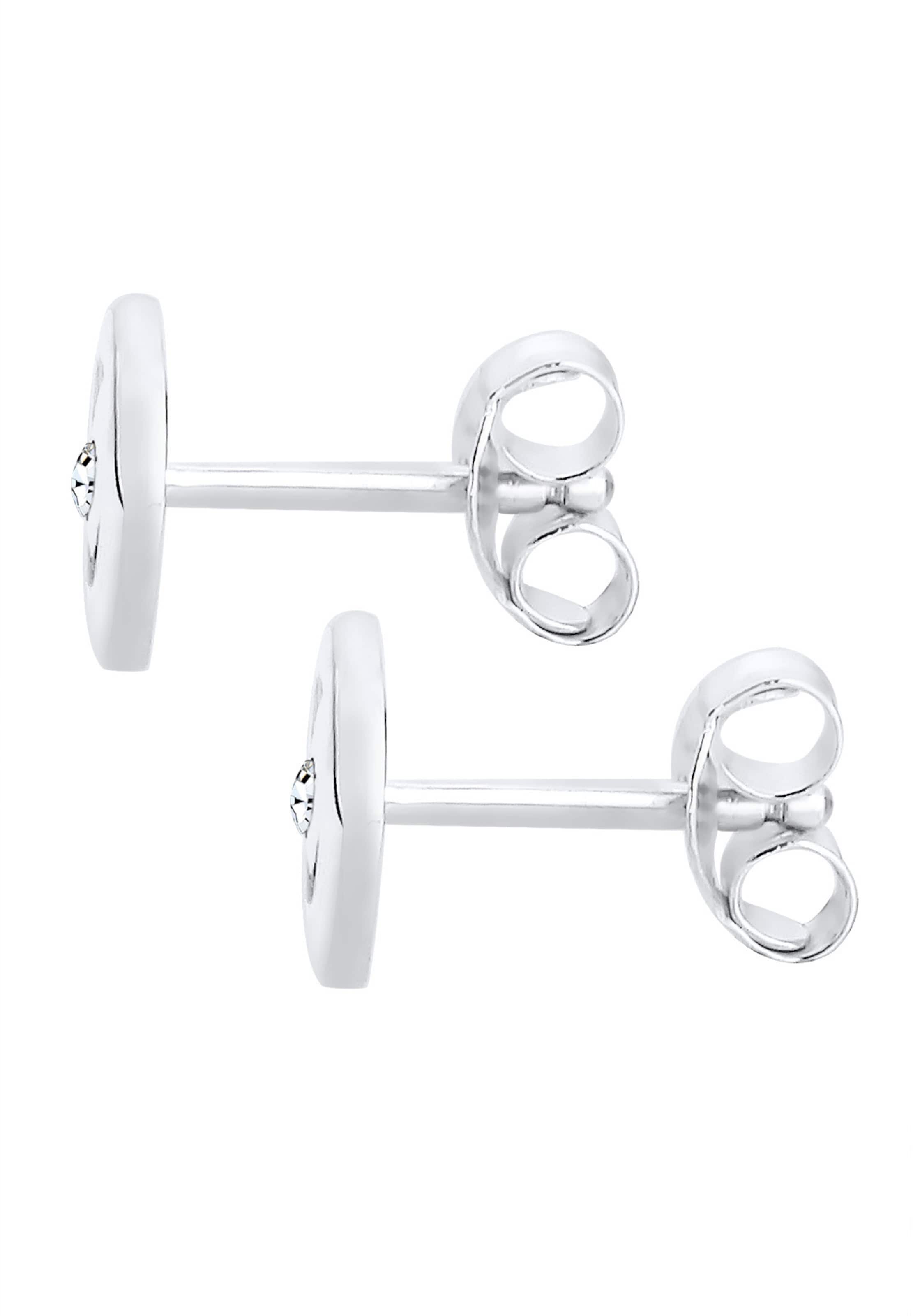 ELLI Σκουλαρίκια 'Kristall' σε ασημί