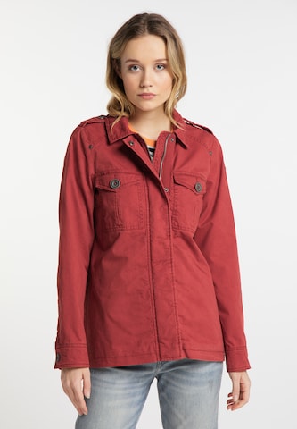 DREIMASTER Between-Season Jacket in Red: front