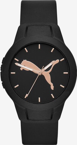 PUMA Analog Watch 'Reset V2' in Black: front