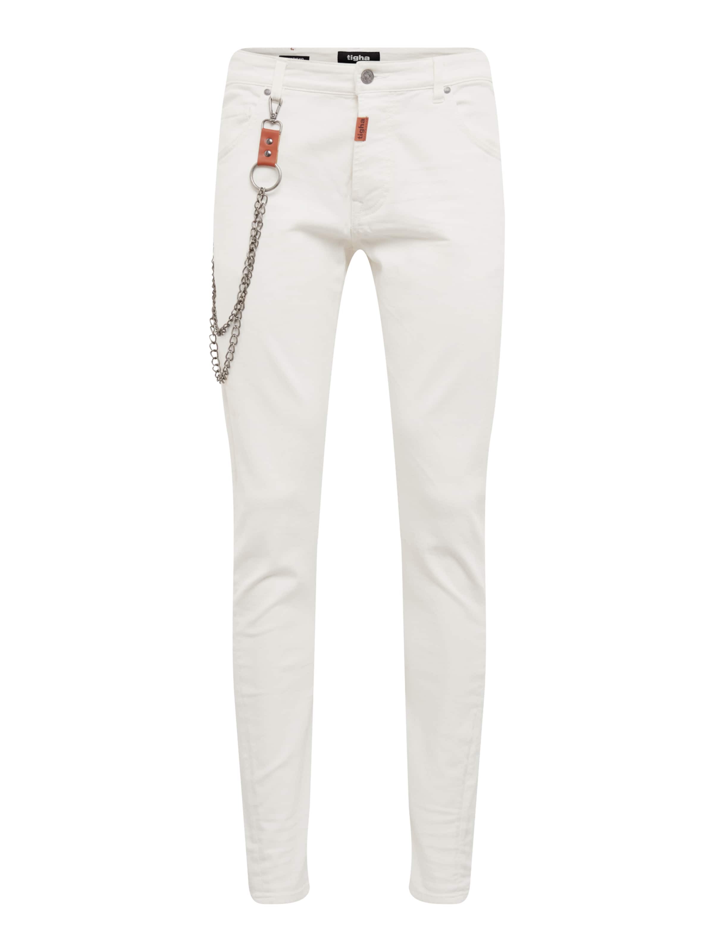 tigha - Jeans 'Billy the kid' in de kleur White denim