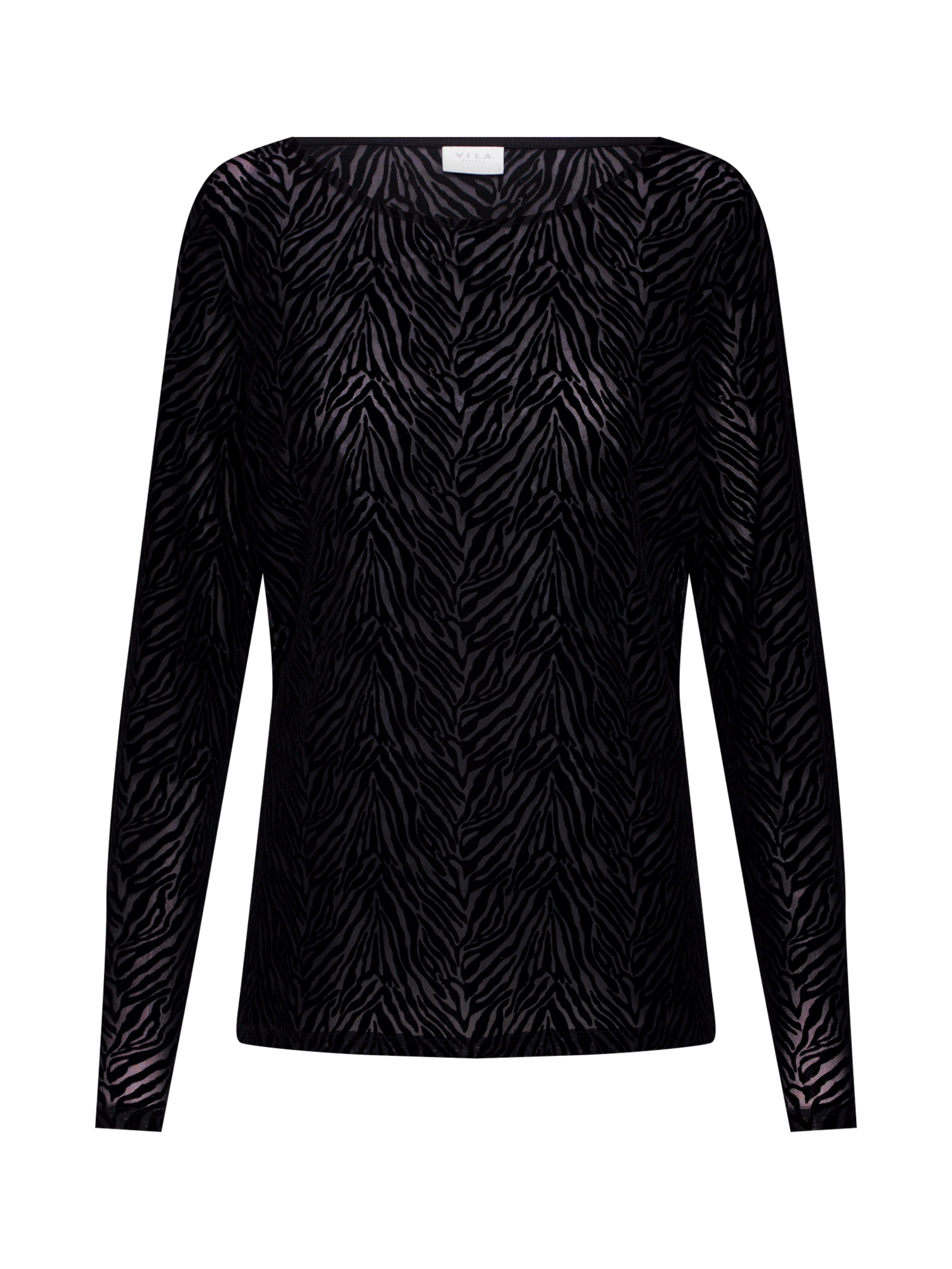 VILA - Shirt 'SEBRA' in de kleur Zwart