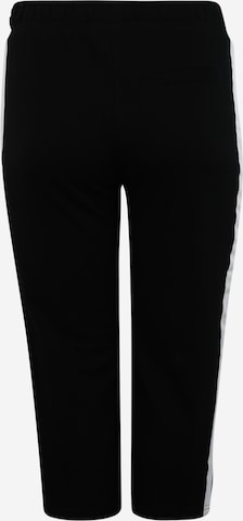Urban Classics Szeroka nogawka Spodnie w kolorze czarny: tył