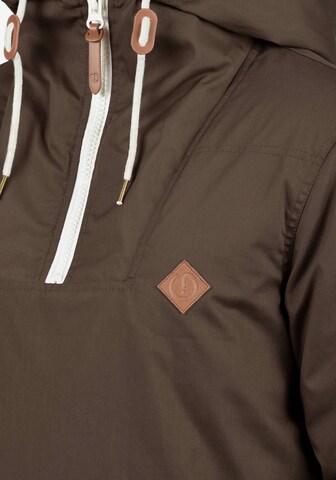 !Solid Windbreaker 'Till' in Braun