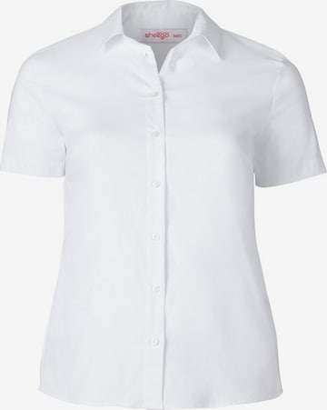 SHEEGO Blouse in White: front