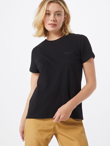 Superdry Shirt 'Elite' in Schwarz: Vorderseite