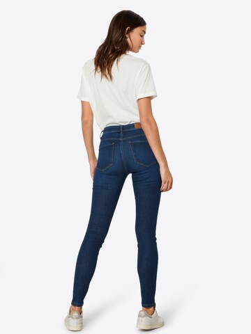 VERO MODA Slimfit Jeansy w kolorze niebieski: tył