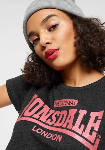 LONSDALE Футболка 'Tulse' в Черный