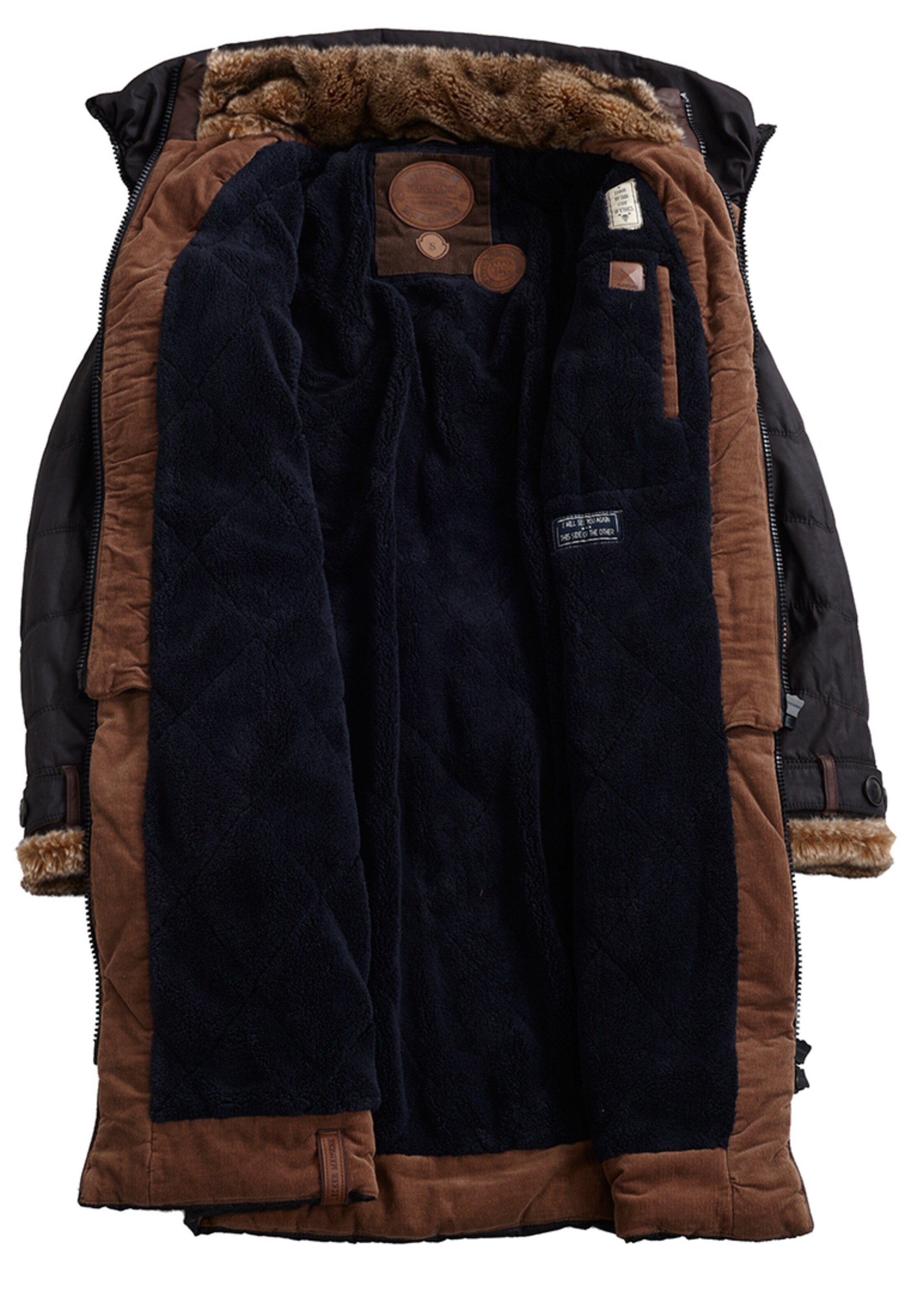 naketano Vinterjakke i sort