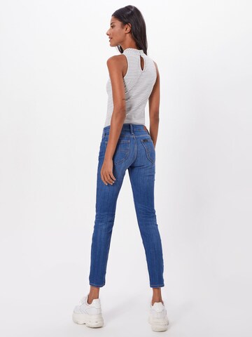 Lee Skinny Jeans 'Scarlett' i blå: bakside