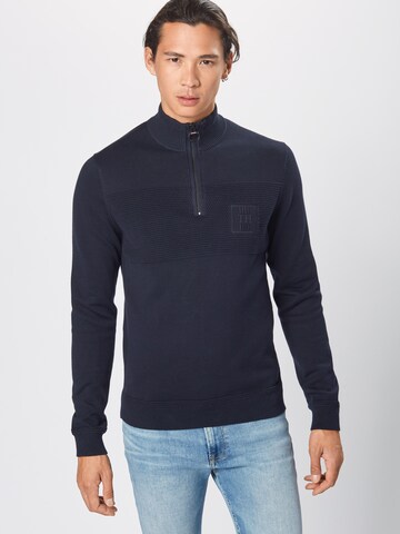 TOMMY HILFIGER Pullover in Blau